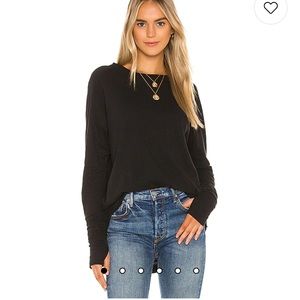Free People x We The Free Arden Tee in Black